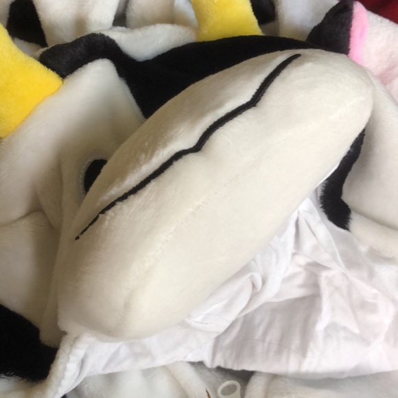 Adult Onesie Halloween Cow Costume - Picture 16 of 16